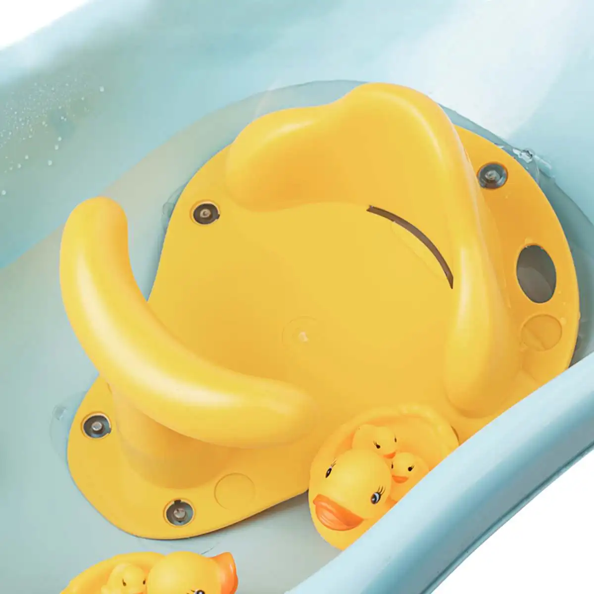 

30X38X17.5 CM Tub Seat Baby Bathtub Pad Mat Chair Safety Anti Slip Baby Care Children Bathing Seat Washing Toys Four Color