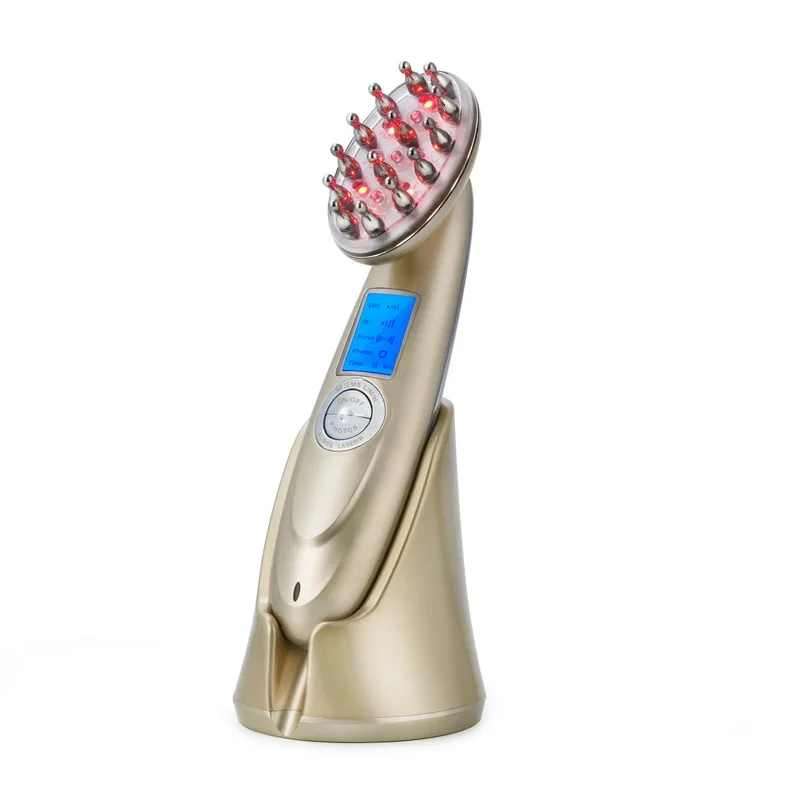 Beauty Star лазерный гребень для восстановления волос RF EMS медсестра светодиодный