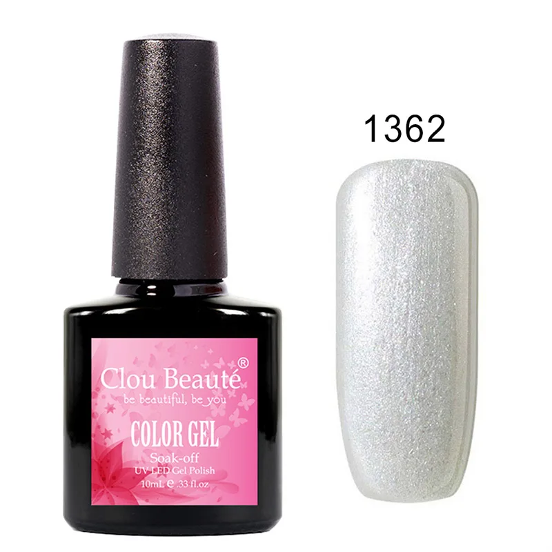 1362 Clou Beaute УФ гель лак для ногтей 10 мл Неоновый Цвет Гель-лак для ногтей впитывающий Гель-лак vernis полуперманентный uv 1579 - Цвет: 1362