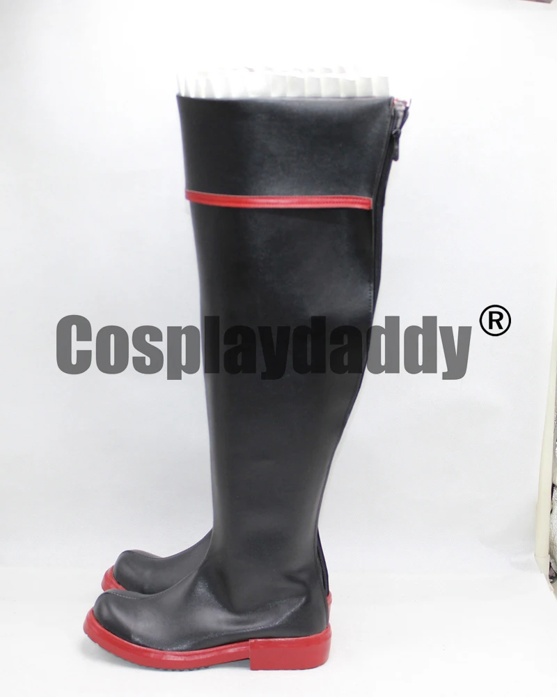 DATE a LIVE Itsuka Kotori Black Halloween Cosplay Shoes Boots for Women X002 image 3