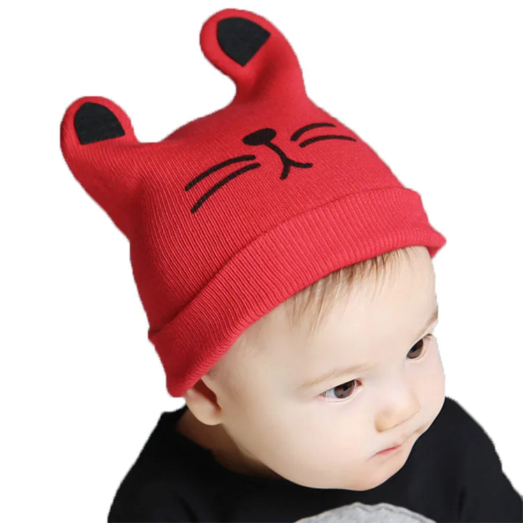 2020 модная зимняя Корейская шапка для новорожденных Вязаная Шерстяная детская с