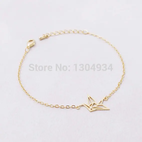 Jisensp модные звенья цепи животных оригами кран браслет для женщин Pulseras Mujer