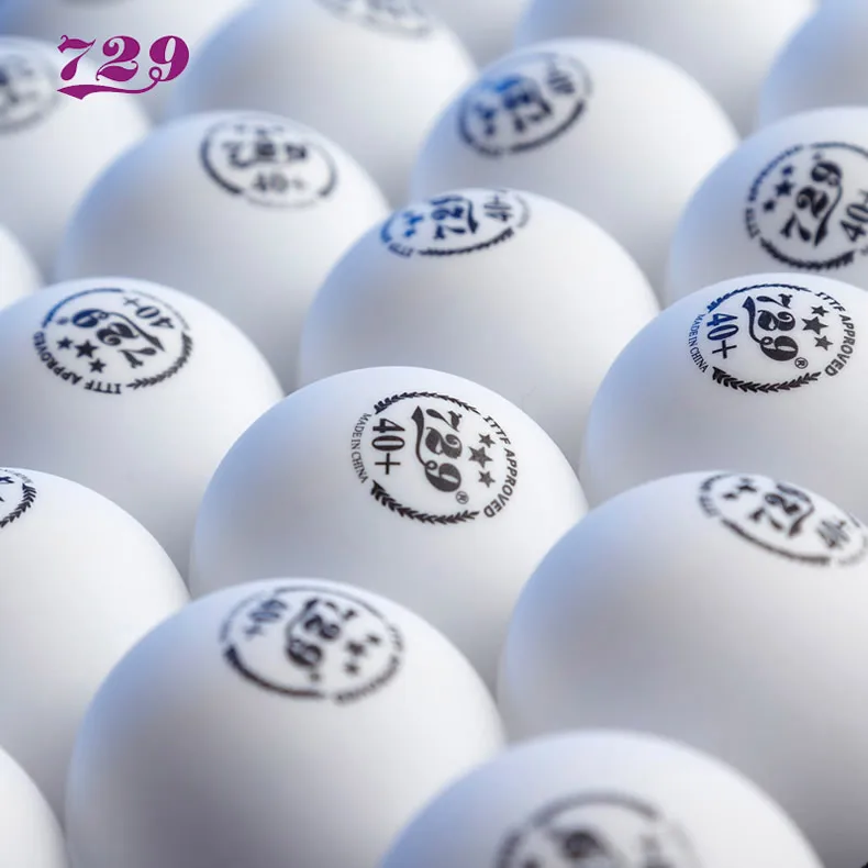 

6BALLS 729 3-Star Seamless 40+ Plastic Table Tennis Balls New Material ITTF APPROVED Poly Ping Pong Balls