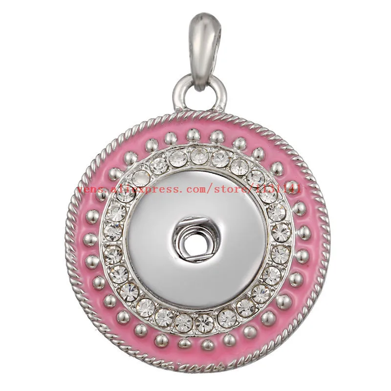 sublimation necklaces pendants round fashion button pendant hot transfer printing blank consumable 15pieces/lot new style | Украшения и