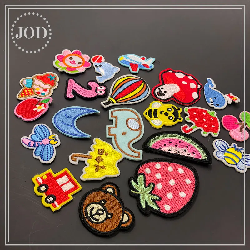 Маленькая кошка Медведь Дети DIY мультфильм железо на заплатках для одежды сумка