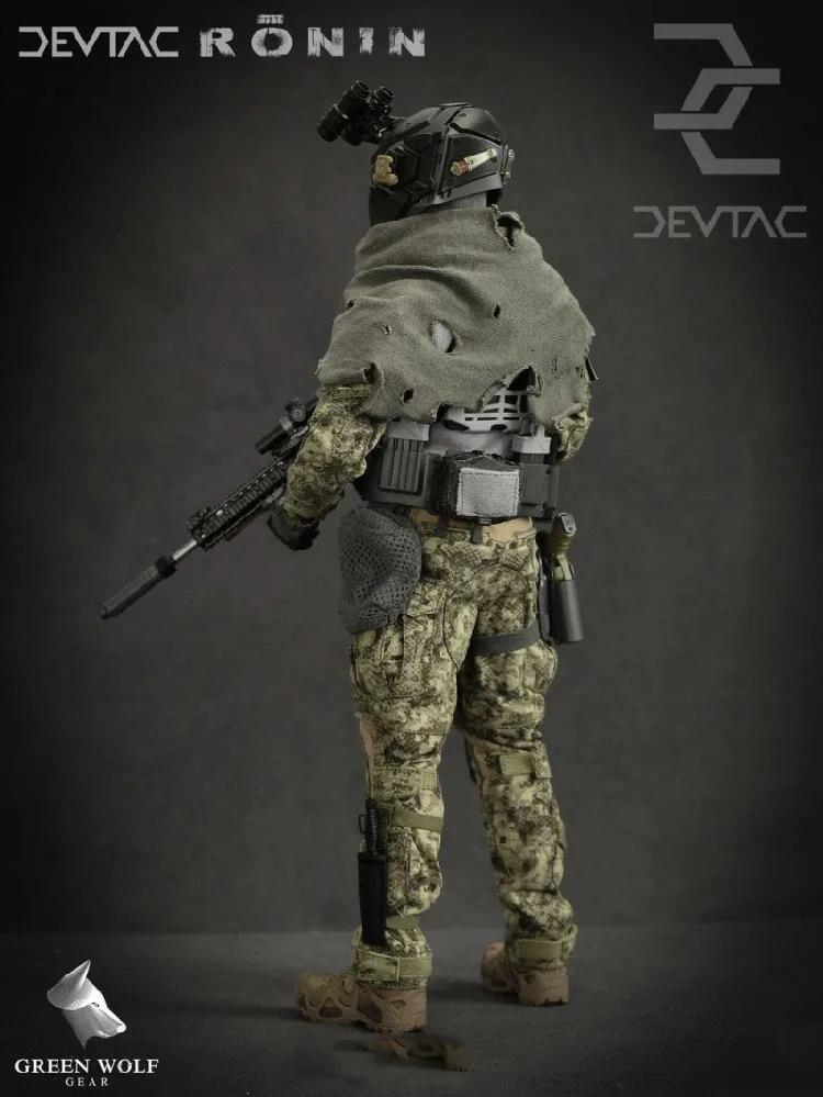 Коллекция 1/6, полный набор коллекционных фигурок зеленого волка Devtac Ronin Vagabond, модель для фанатов, коллекция праздничных подарков