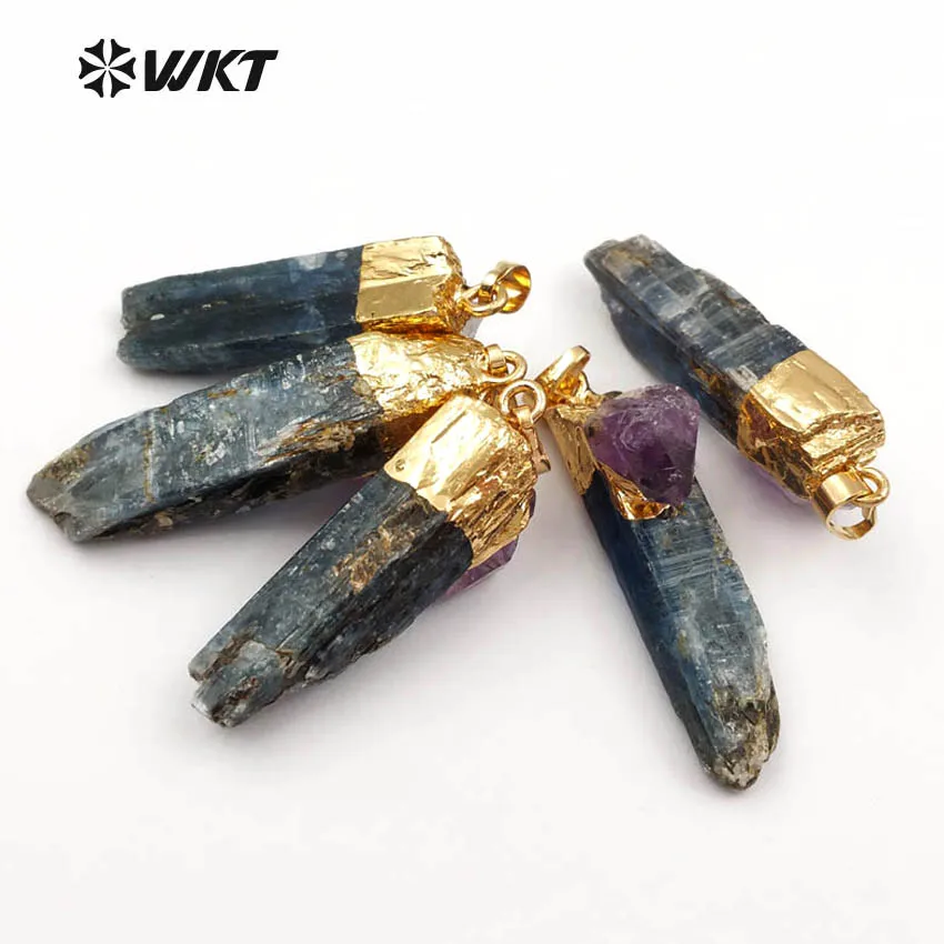 WT-P1392 WKT оптовая продажа ювелирные изделия из натурального камня Голубой Кианит с