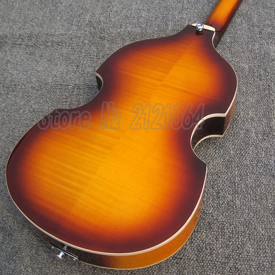 Новое поступление Hofner 500/1 серия зажигания винтажная скрипка бас-гитара золотистого цвета 4 струны BB2 электрическая бас-гитара