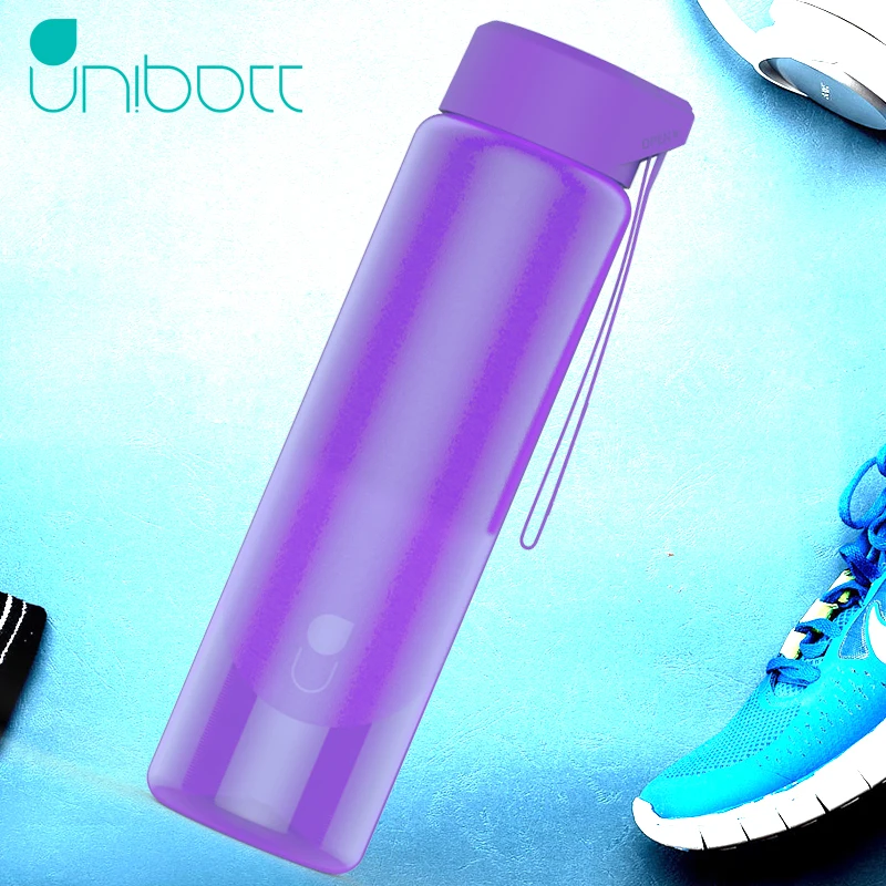 Портативный шейкер Unibott 600 мл пластиковая бутылка для воды без тритана спорта