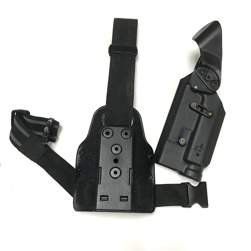 FS брендовая стильная кобура для правого пистолета Colt 1911 черная тактическая ног с