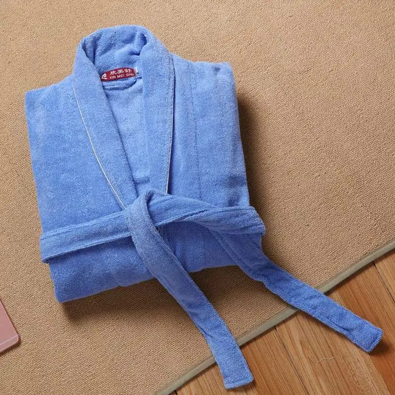damskiego szlafroka zimowa męska 100% bawełna ręcznik frotte szlafrok kimono szata salon nosić szaty spa garnitury wypoczynkowe pijamas robe