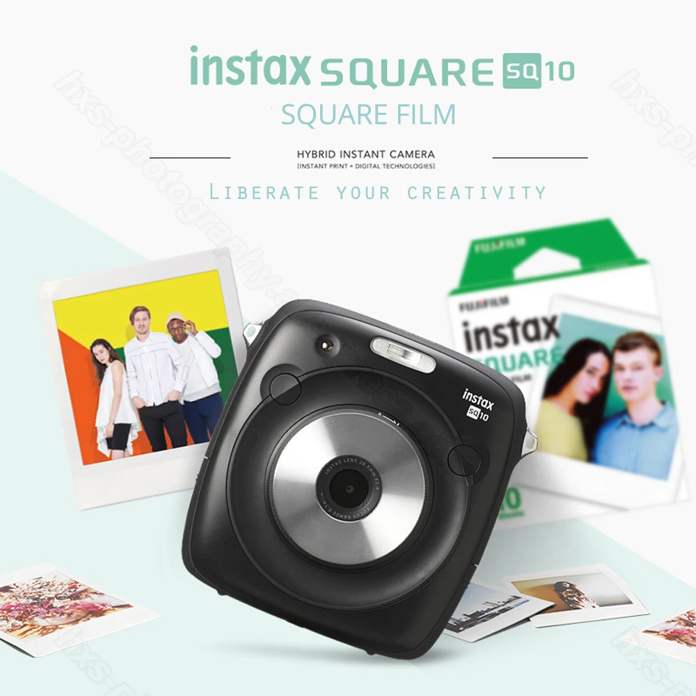 Подлинная Fujifilm Instax квадратная мгновенная пленка для Fuji SQ10 SQ6 камеры, Fujifilm смартфон поделиться SP-3 принтер, квадратный фотоальбом