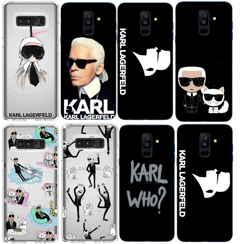 Karl Lagerfeld чехол для телефона из мягкого силикона ТПУ с рисунком телефонные чехлы
