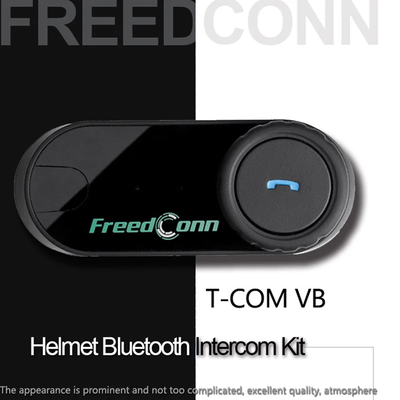 Мотоциклетный шлем беспроводные наушники bluetooth водонепроницаемые Freedconn T-COM VB громкой связи гарнитура с 3 гонщиками+ fm-радио