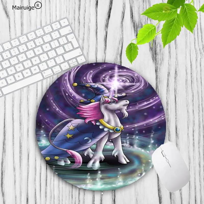 No Lock Edge 20X20CM Mairuige My Little Pony компьютерная круглая коврик для мыши коврики для мыши украшают ваш стол нескользящая резиновая прокладка размер для 20X20 см 22X22 см - Цвет: No Lock Edge 20X20CM