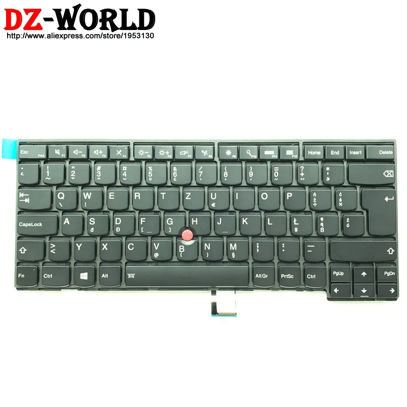 Новый Польша польская клавиатура с подсветкой для lenovo Thinkpad T440 T440S T431S T440P T450 T450S T460