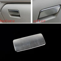 1pc stainless steel car interior glove box handle cover trim fits for toyota collora 2014 car styling car covers