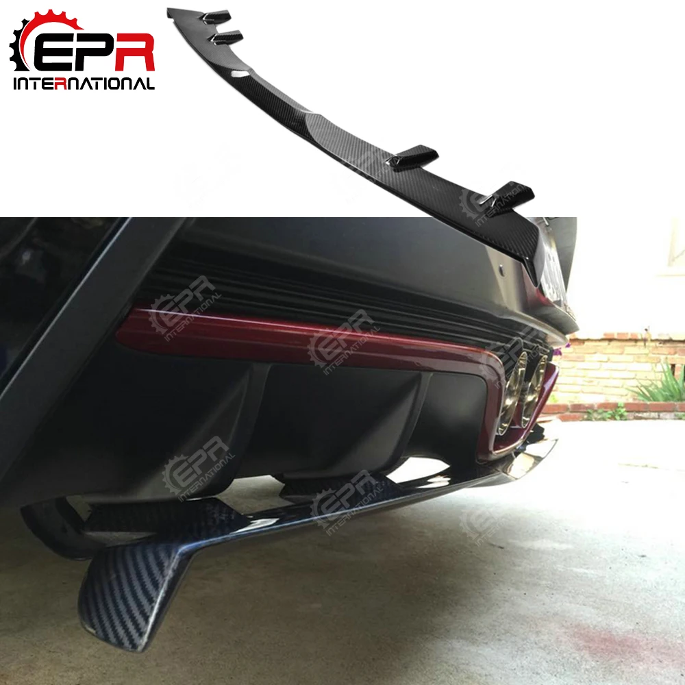 Для Hyundai Veloster NEFD углеродное волокно задний диффузор тюнинг бампер губа гонки Tirm