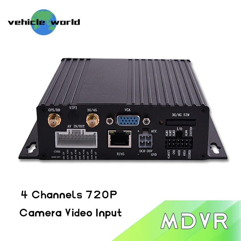 Поддержка gps/g-датчика дистанционного управления и мониторинга 4G gps 720 P AHD MDVR |
