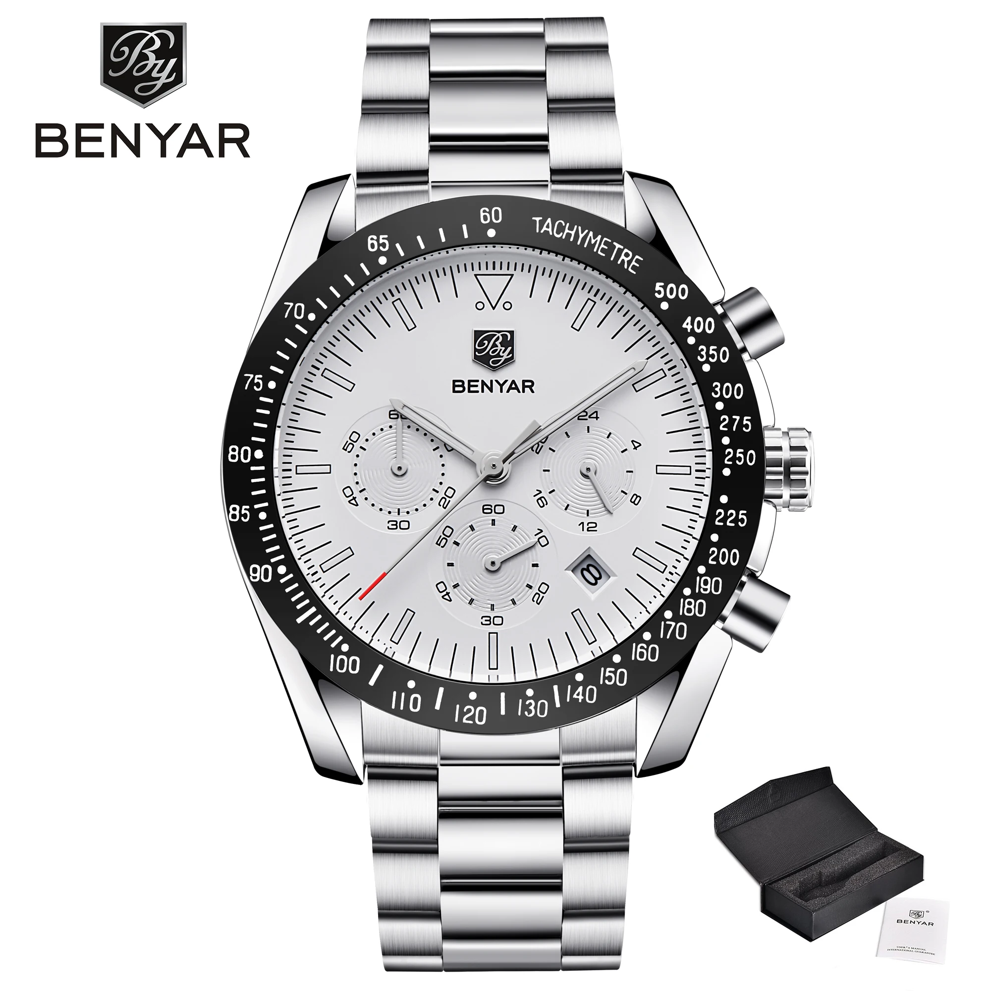 BENYAR мужские часы люксовый бренд водонепроницаемые спортивные деловые наручные
