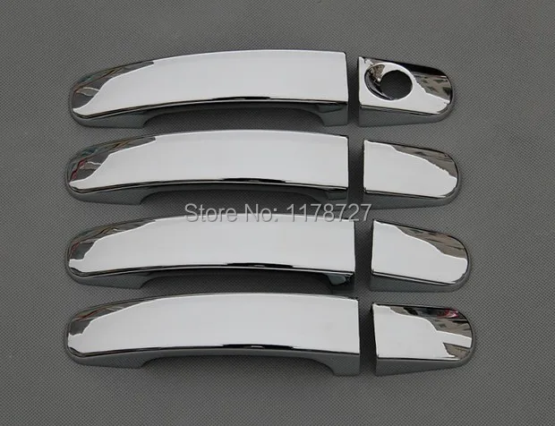 Высококачественная хромированная крышка для дверной ручки Kuga ABS + чаши подходит