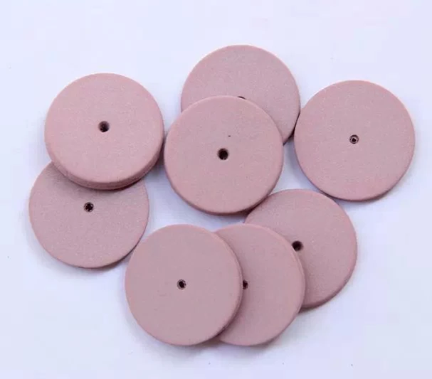 

Silicone Rubber Wheel for dental lab Porcelain ,Metal,Resin,Brown Color,22x3mm