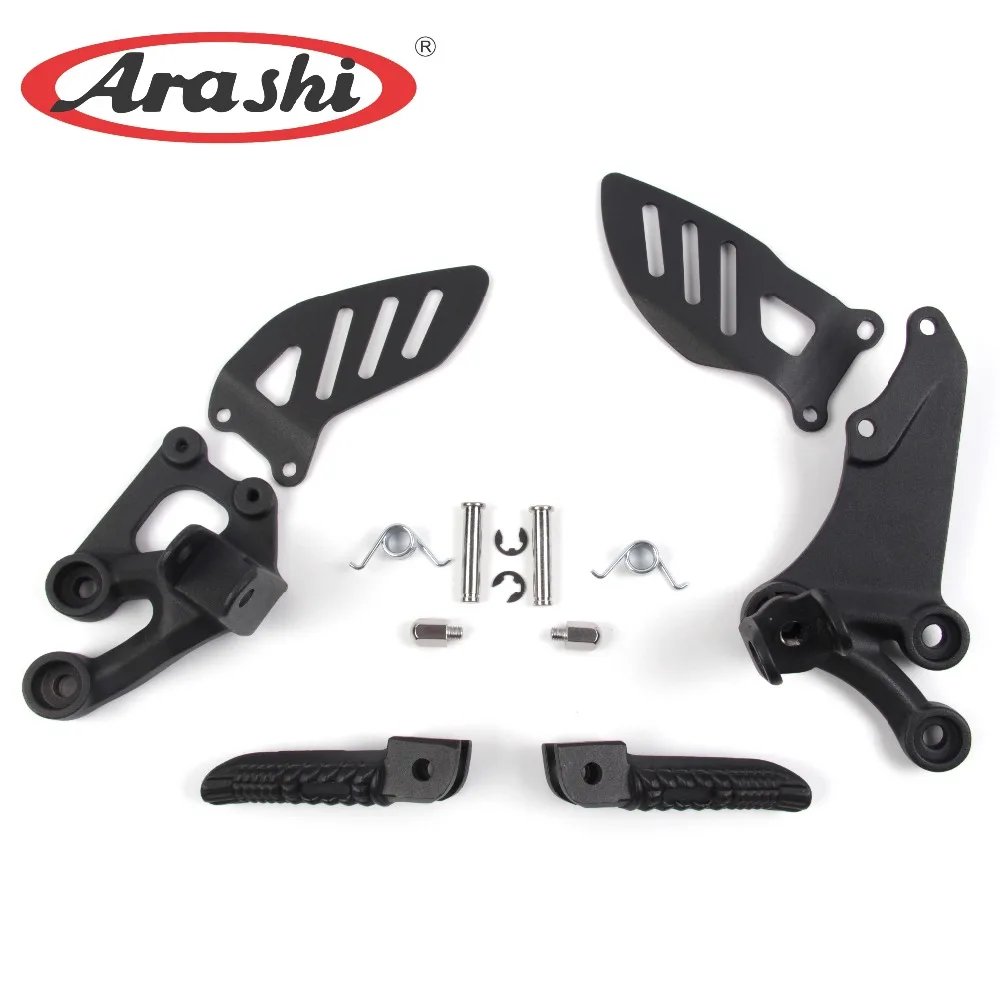 

ARASHI Motorcycle Front Foot Pegs Footrests Pedals For SUZUKI GSXR 600 2006 - 2010 GSX R GSX-R GSXR600 2007 2008 2009 Aluminum