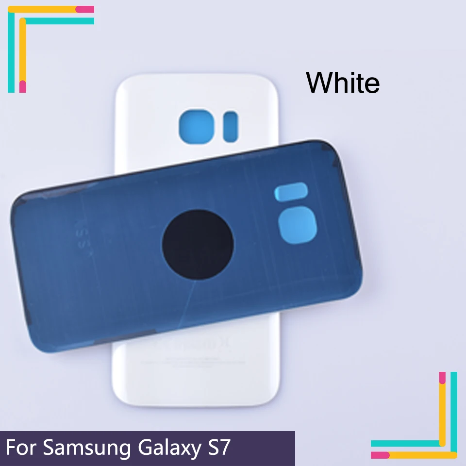 Новинка для samsung Galaxy S7 S7edge Задняя стеклянная батарея чехол Замена G930 G935 |