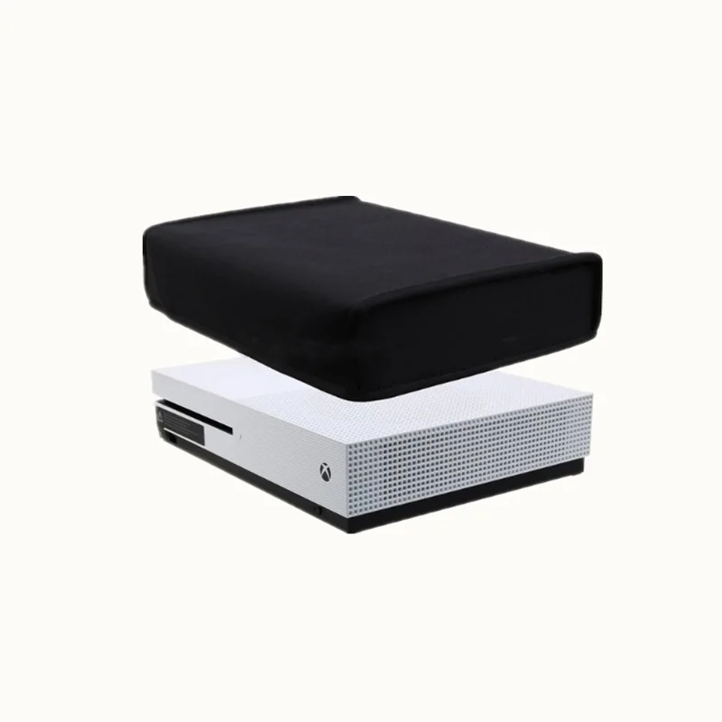 Черный Горизонтальный пылезащитный чехол для консоли Xbox One S двухслойный мягкий