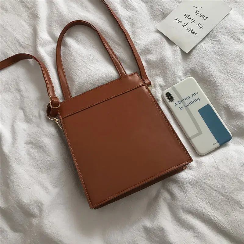 Простая однотонная сумка через плечо для женщин 2019 сумки-мессенджеры женская 40AP02