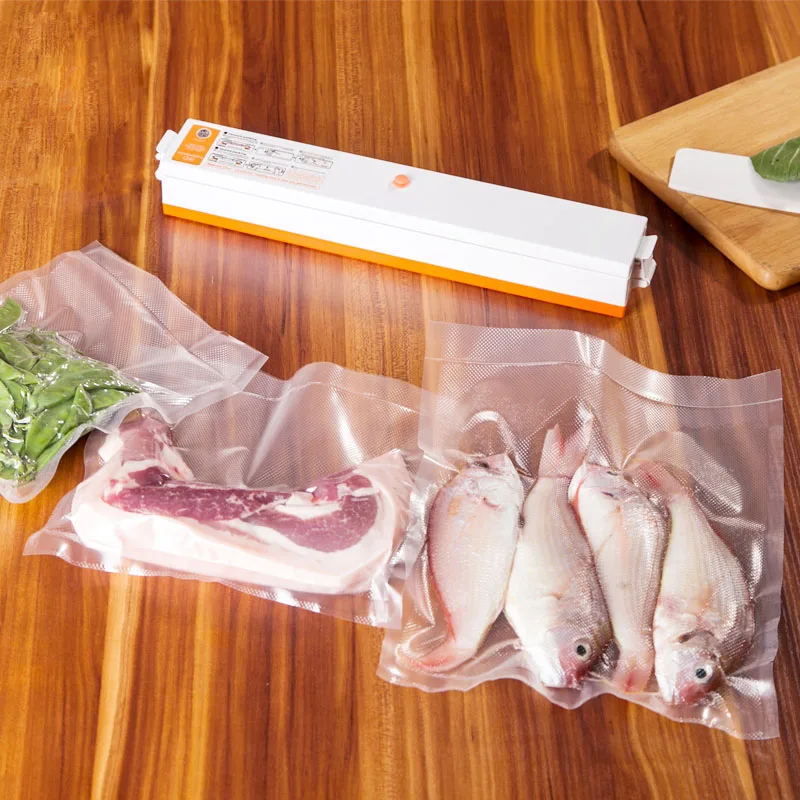 QuickDone 220V 110V бытовой пищевой вакуумный упаковщик Портативный упаковочная машина