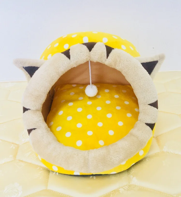 Зимняя теплая кровать для собак 3 размера 2018|Дома конуры и манежи| |