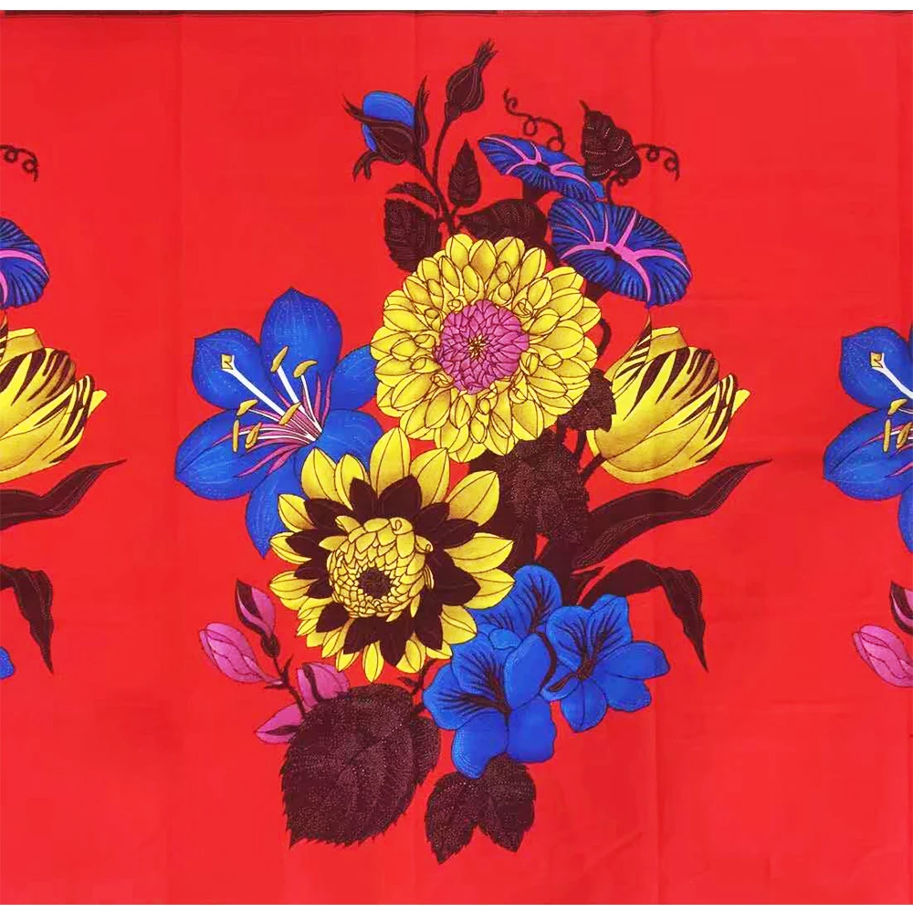 Африканская Java Воск Ткань для шитья платье Африка нигерийский Анкара цветочный