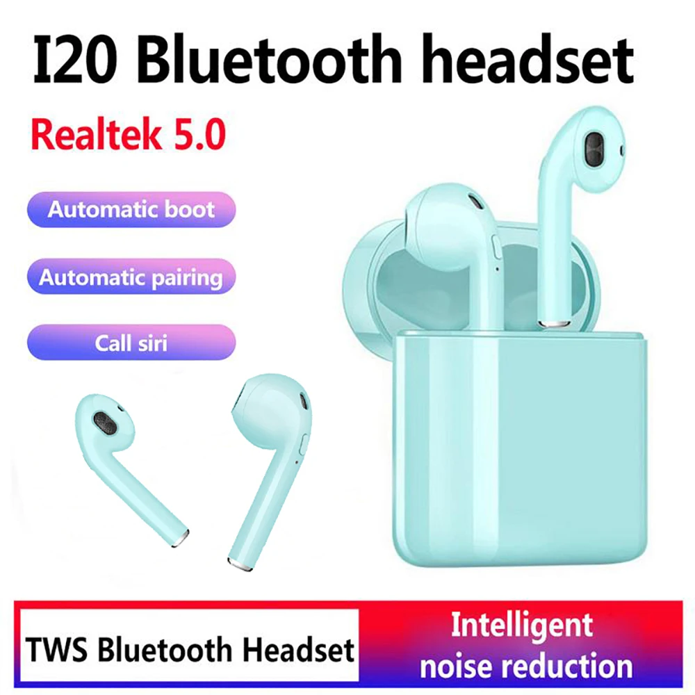 I20 TWS мини беспроводные наушники Bluetooth 5 0 в ухо с шумоподавлением игровые стерео