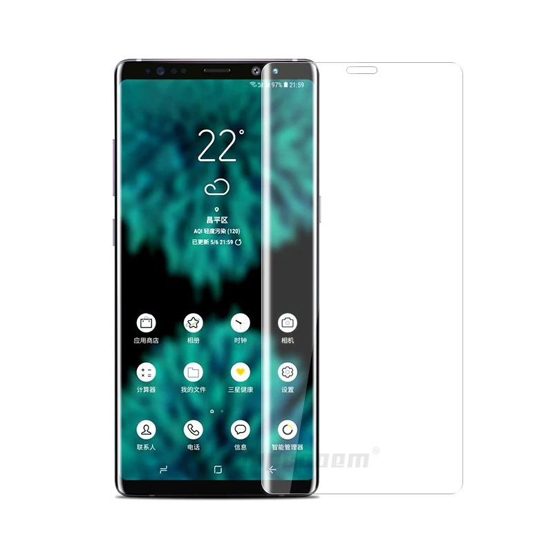 3D полное покрытие Премиум протектор экрана для samsung Galaxy Note 9 закаленное стекло на