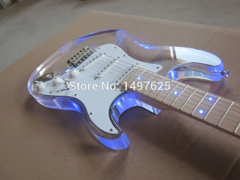 Электрическая гитара Оптовая продажа новая акриловая электрогитара/fen