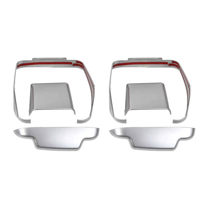 Silver B Автомобильные наклейки MOPAI для Jeep Wrangler JL+ Автомобильный задний светильник, декоративный чехол для Jeep Wrangler, автомобильные аксессуары - Название цвета: Silver B
