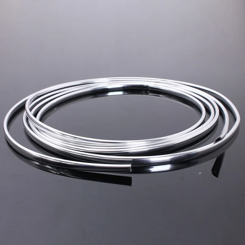 3-метровая хромированная формовочная Накладка для автомобильной двери защита от