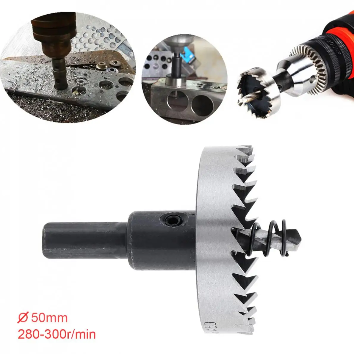 

50mm HSS Hole Saw Cutter Drill Bits for Pistol Magnetic Air Gun Drills