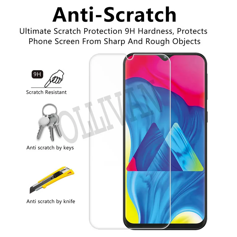2 шт закаленное стекло для samsung Galaxy A30 A50 защитное стекло 2.5D Премиум Закаленное стекло для samsung A50 A 50 A505FD