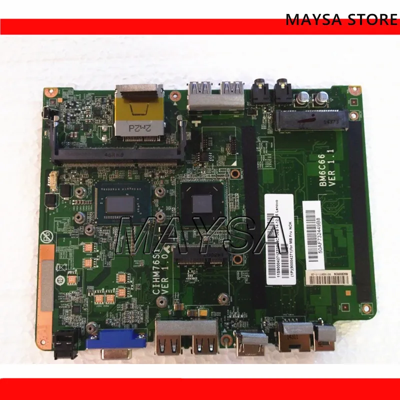 Материнская плата CIHM76S1 для Lenovo Q190 десктопная материнская BM6C66 VER: 1 100%