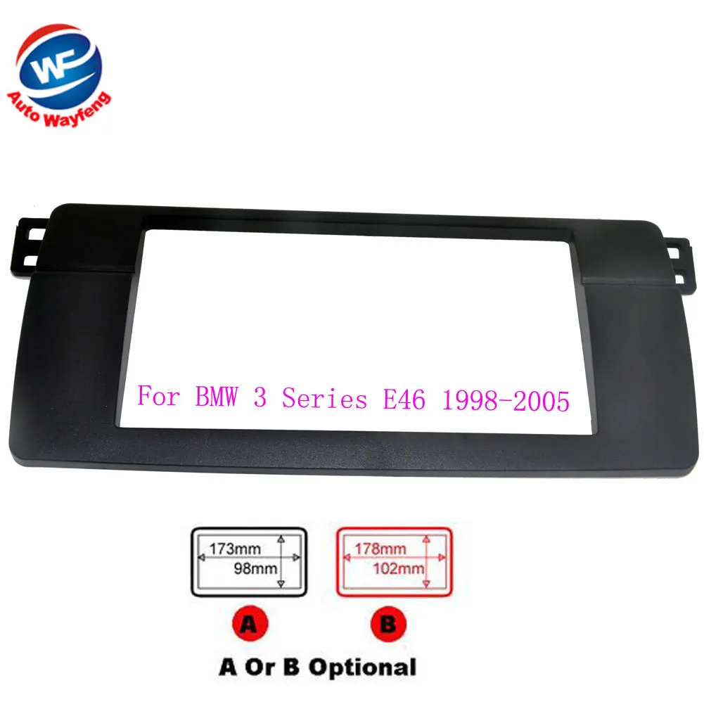 Высококачественная двойная 2 Din панель для BMW 3 серии E46 1998 2005 Радио DVD стерео