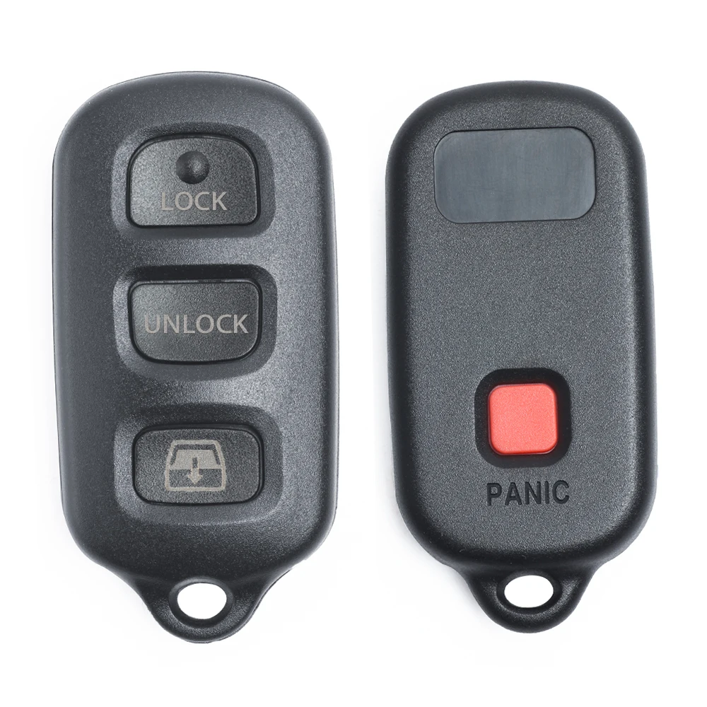 KEYECU 1x/ 2x запасной чехол для ключей Toyota high Lander RAV4 FJ Cruiser Tacoma 4 кнопки FCC: HYQ12BBX GQ43VT14 |