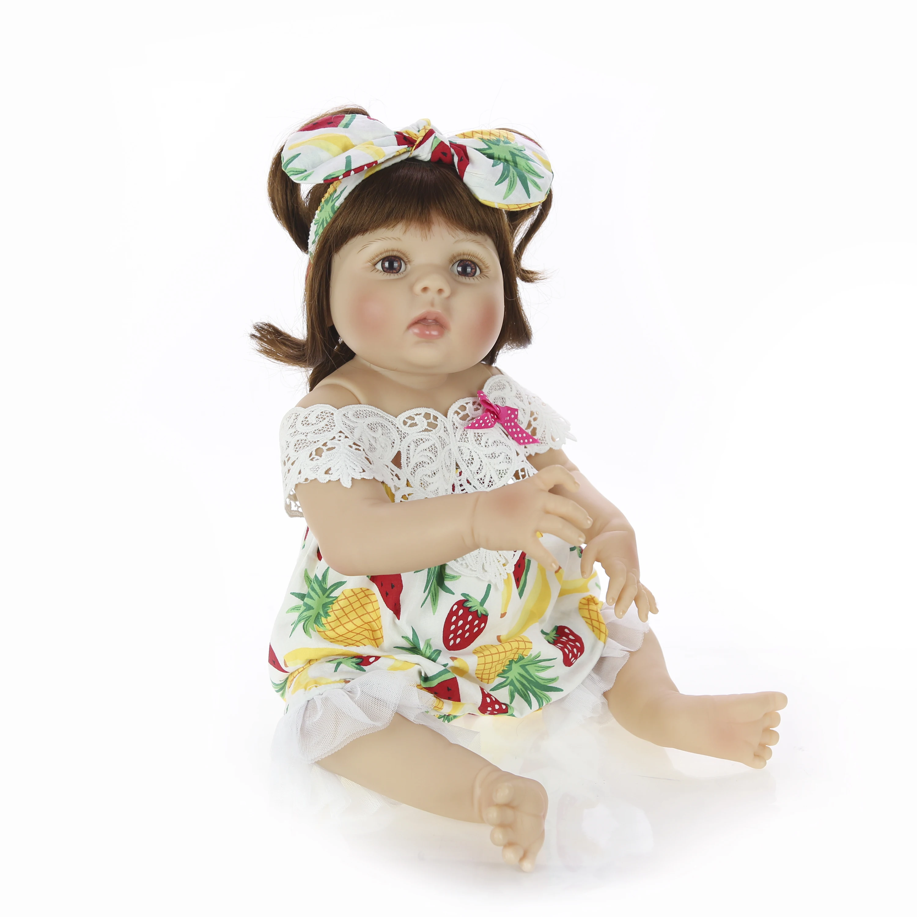 KEIUMI Reborn Baby Dolls 23 дюйма полностью силиконовый виниловый корпус 57 см реалистичный