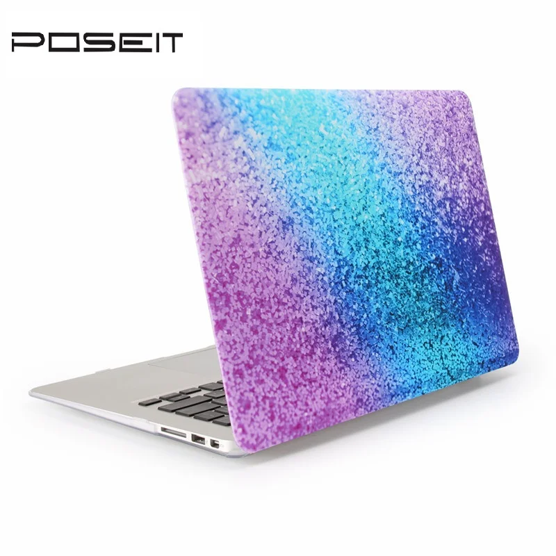 Жесткий чехол с принтом + силиконовая клавиатура для Apple Macbook Air 11 13 Pro Retina 12 15 Touch bar