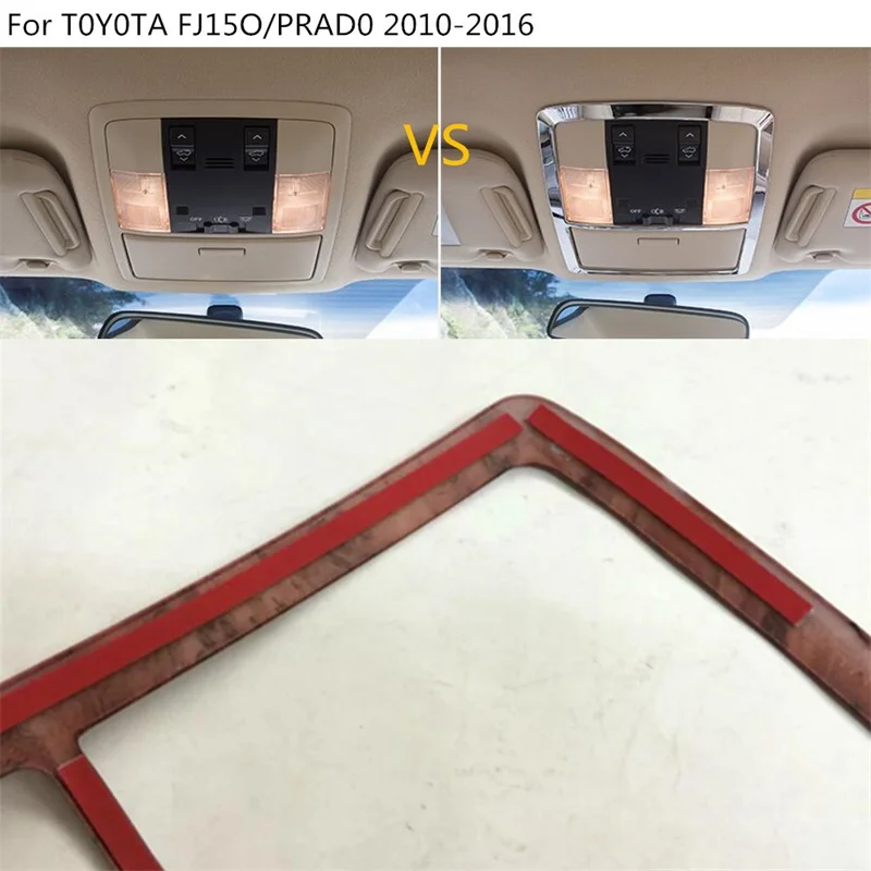 Передняя верхняя крыша для Toyota Land Cruiser Prado FJ150 2010-2016 светильник ПА чтения комплект