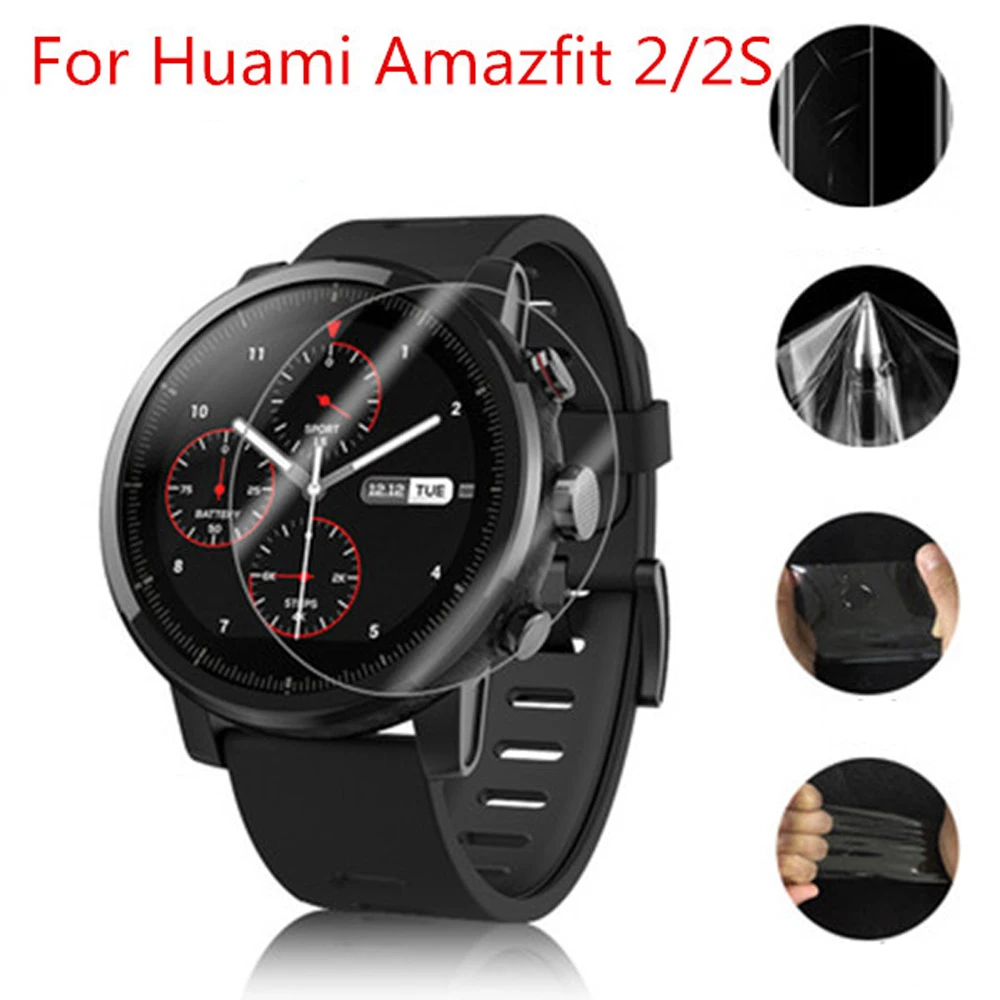 Пленка для Xiaomi Huami Amazfit 2 2S Smart Watch пленка протектор матовый полный охват мягкая
