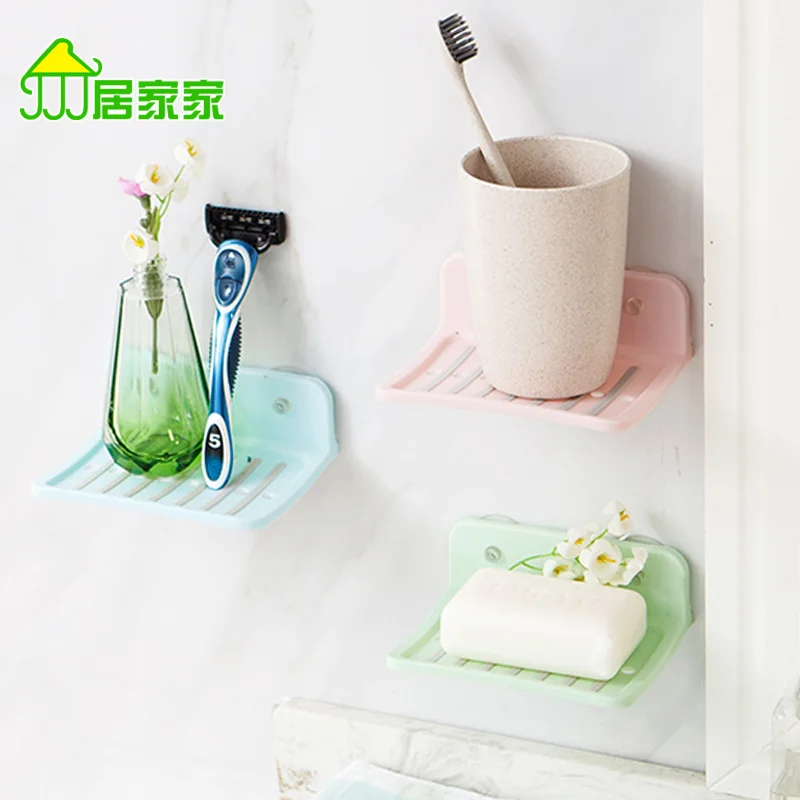 Дом стены всасывания мыльницей ванная комната сильный Lishui мыло стойку|rack box|rack
