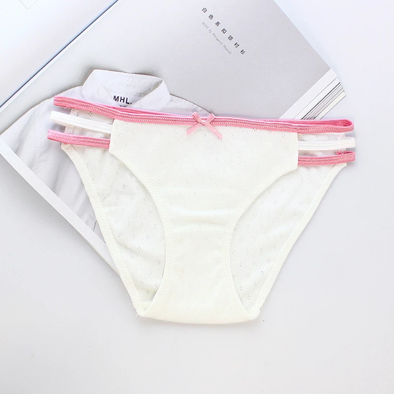 SP &amp CITY простое однотонное хлопковое милое нижнее белье для женщин мягкое