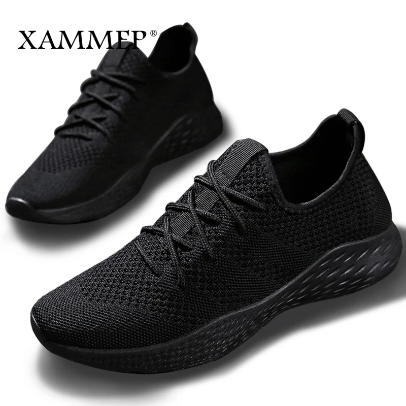 Кроссовки Xammep мужские сетчатые повседневная обувь на плоской подошве дышащие